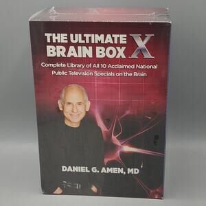 The Ultimate Brain Box X - 10 DVDs Brand New Sealed by Daniel G. Amen